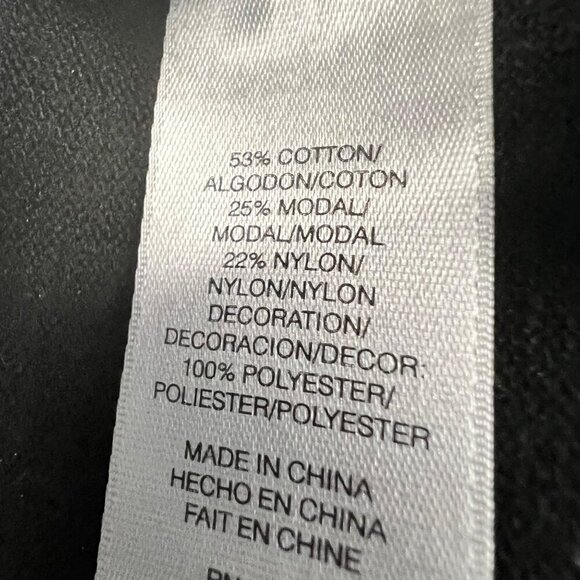 Jones New York Textured Striped Cardigan Button Up Black Size 1X - Picture 9 of 9